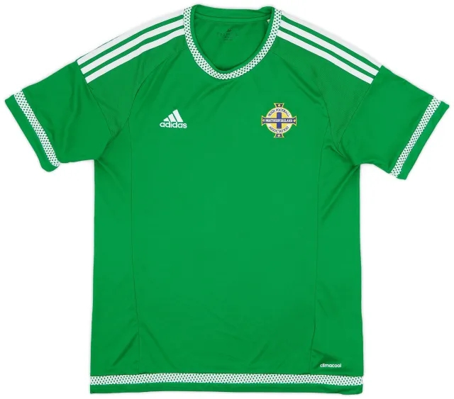 adidas 2015 Northern Ireland Home Shirt - 8/10 - (M)