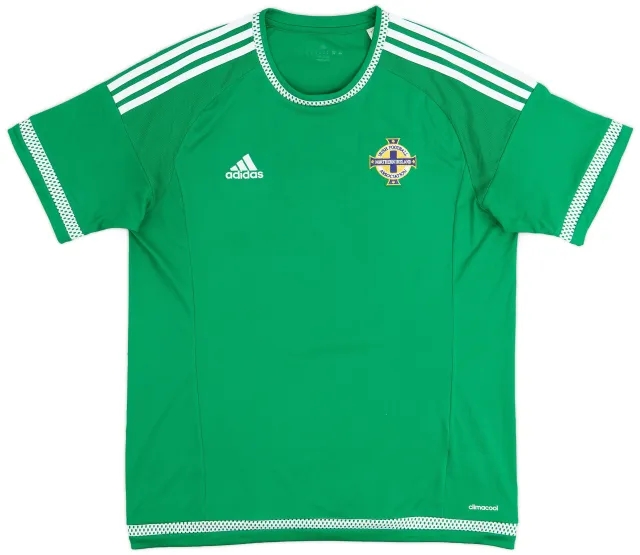 adidas 2015 Northern Ireland Home Shirt - 8/10 - (L)