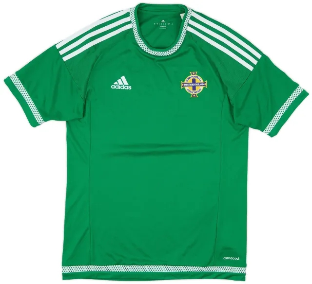 adidas 2015 Northern Ireland Home Shirt - 9/10 - (S)