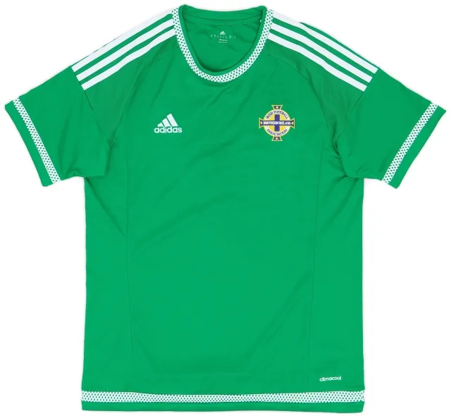 adidas 2015 Northern Ireland Home Shirt - 8/10 - (M)