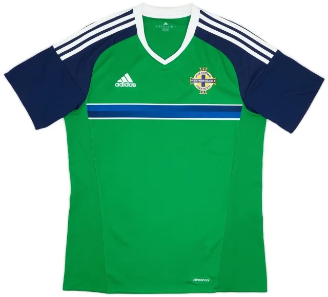 Umbro 2016-17 Northern Ireland Home Shirt - 9/10 - (M)