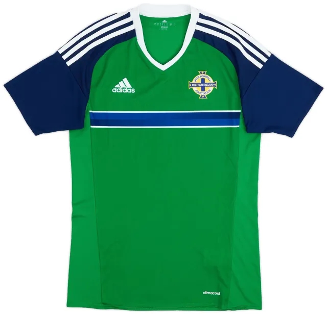 Umbro 2016-17 Northern Ireland Home Shirt - 8/10 - (S)