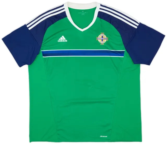 Umbro 2016-17 Northern Ireland Home Shirt - 5/10 - (XXL)