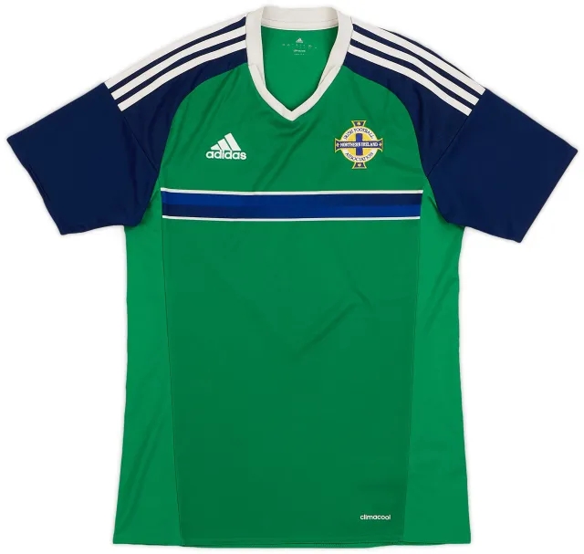 Umbro 2016-17 Northern Ireland Home Shirt - 8/10 - (S)