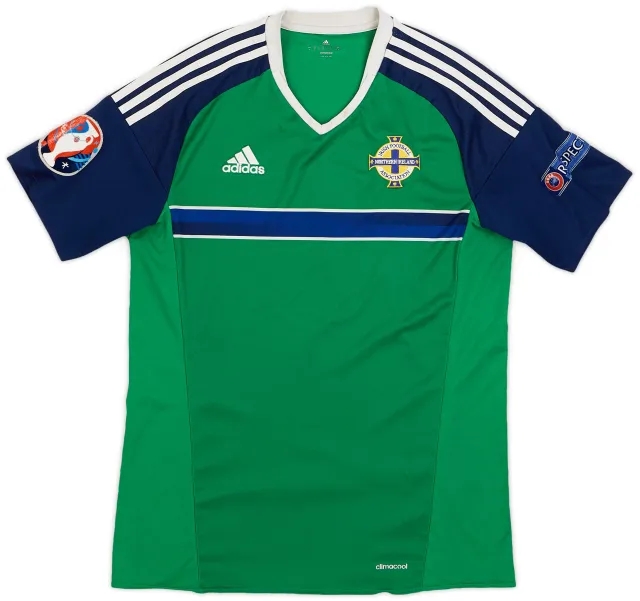 Umbro 2016-17 Northern Ireland Home Shirt - 6/10 - (M)
