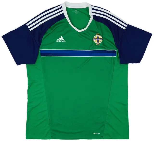 Umbro 2016-17 Northern Ireland Home Shirt - 8/10 - (XL)