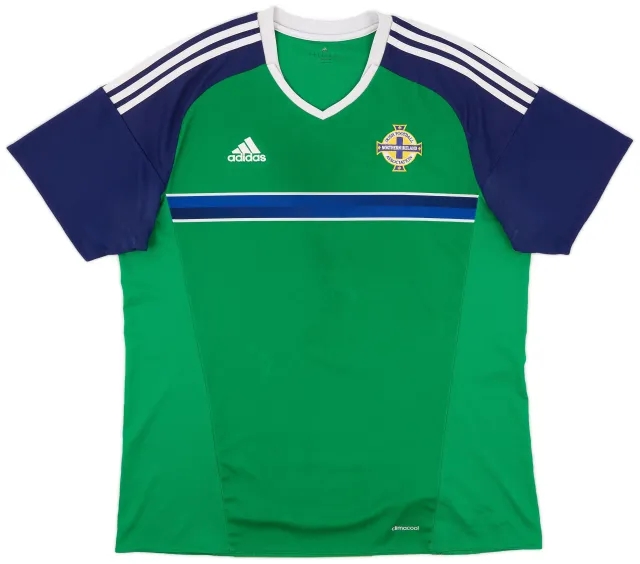 Umbro 2016-17 Northern Ireland Home Shirt - 4/10 - (XL)
