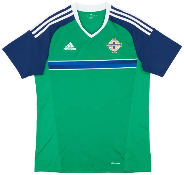 Umbro 2016-17 Northern Ireland Home Shirt - 7/10 - (M)