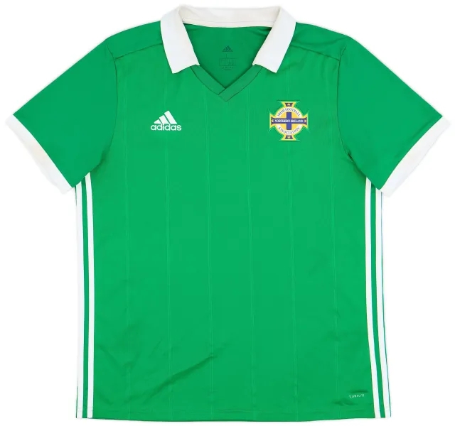 adidas 2018-19 Northern Ireland Home Shirt - 8/10 - (L)