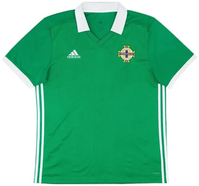 adidas 2018-19 Northern Ireland Home Shirt - 7/10 - (L)