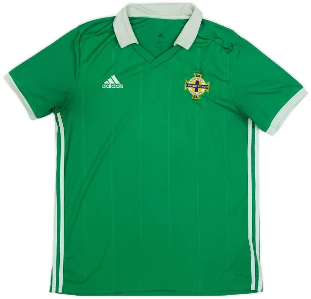adidas 2018-19 Northern Ireland Home Shirt - 6/10 - (L)