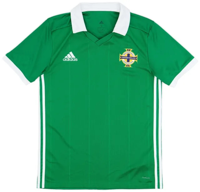 adidas 2018-19 Northern Ireland Home Shirt - 9/10 - (S)