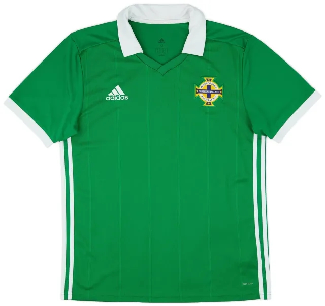 adidas 2018-19 Northern Ireland Home Shirt - 9/10 - (M)