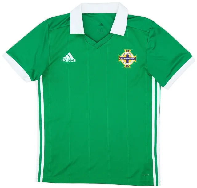 adidas 2018-19 Northern Ireland Home Shirt - 9/10 - (S)