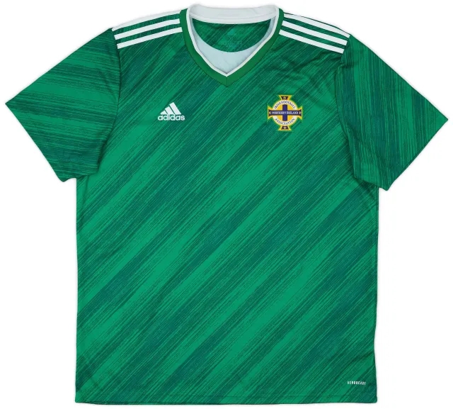 adidas 2020-22 Northern Ireland Home Shirt - 8/10 - (XL)