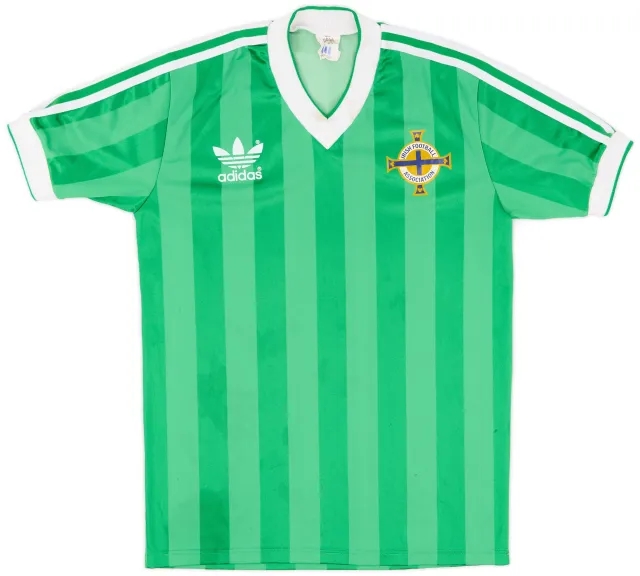 adidas 1986-88 Northern Ireland Home Shirt - 7/10 - (M)