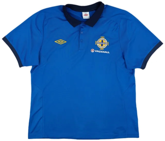 2008-10 Northern Ireland Umbro Polo Shirt - 9/10 - (XL)