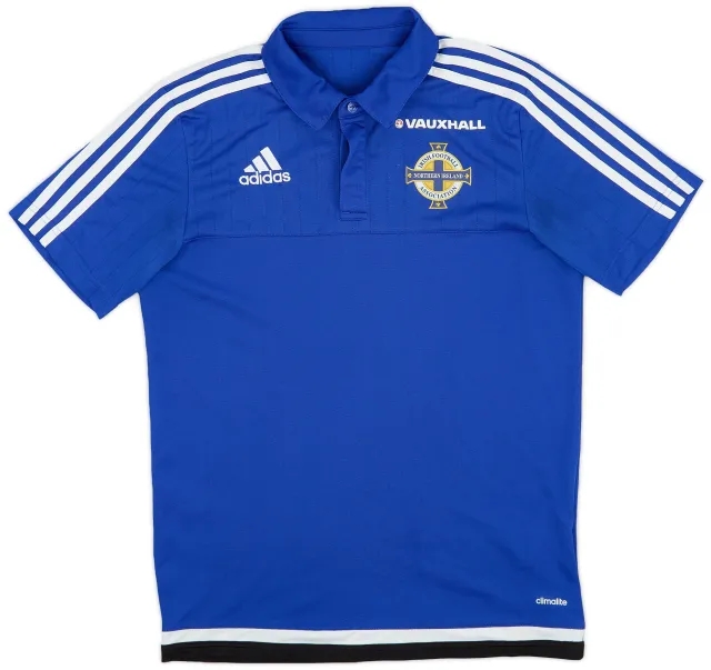 2016-18 Northern Ireland adidas Polo Shirt - 8/10 (S)