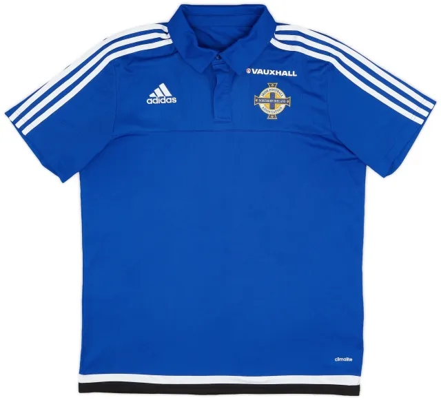 2016-17 Northern Ireland adidas Polo Shirt - 9/10 - (L)