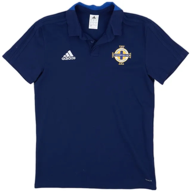 2018-19 Northern Ireland adidas Polo Shirt - 9/10 - (M)