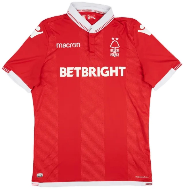 Macron 2018-19 Nottingham Forest Home Shirt - 7/10 - (XL)