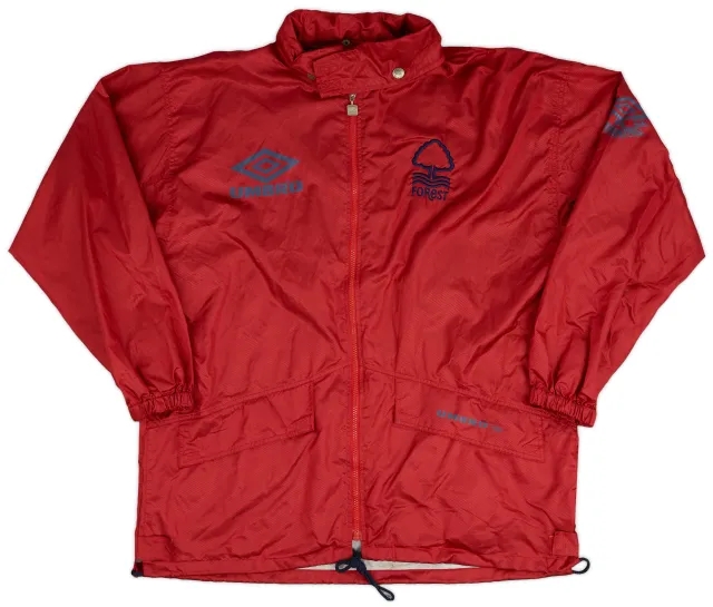 1994-96 Nottingham Forest Umbro Hooded Rain Coat - 7/10 - (S)