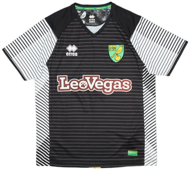 Errea 2017-18 Norwich Away Shirt - 7/10 - (S)