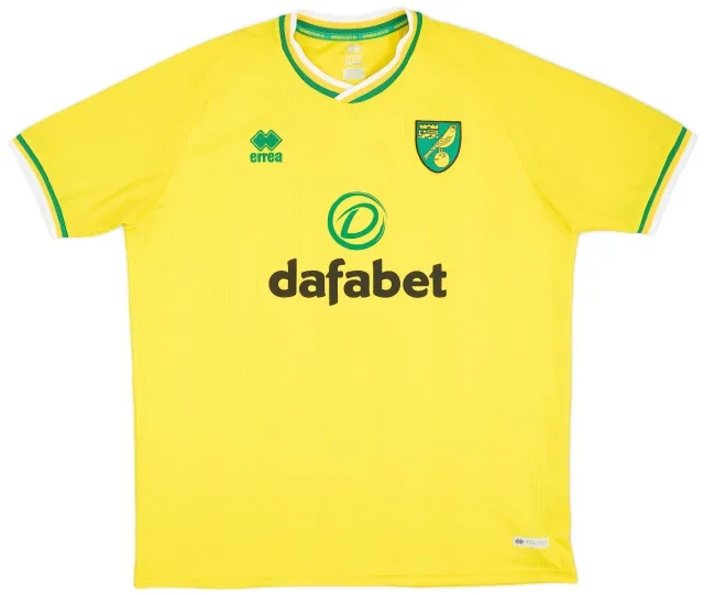 Errea 2020-21 Norwich City Home Shirt - 9/10 - (3XL)