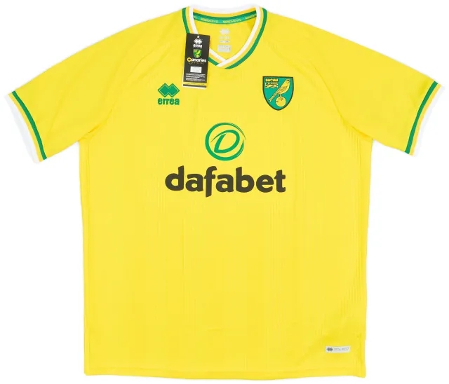 Errea 2020-21 Norwich City Home Shirt (XXL)