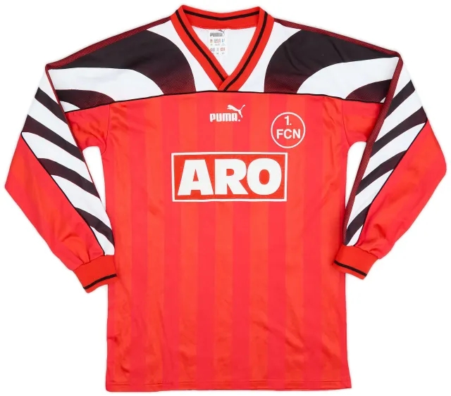 Puma 1995-96 Nurnberg Home L/S Shirt - 9/10 - (XS)