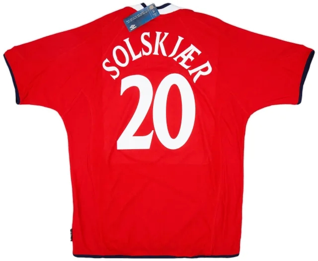 Umbro 2000-02 Norway Home Shirt Solskjaer #20 (XL)