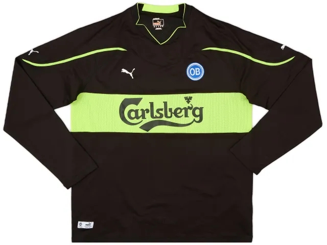 Puma 2010-11 OB Odense Away L/S Shirt - 9/10 - (XL)