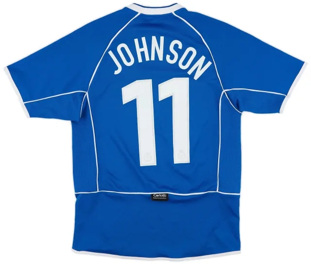 2004-05 Oldham Atheltic Home Shirt Johnson #11 - 7/10 - (M.Boys)