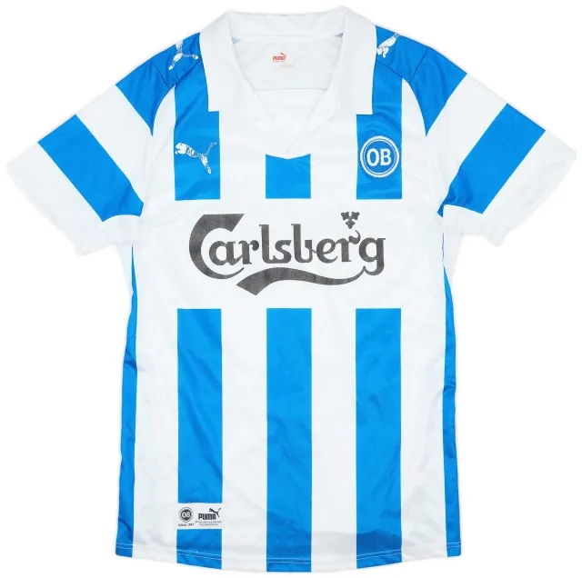 Puma 2008-09 OB Odense Home Shirt - 5/10 - (XL.Boys)
