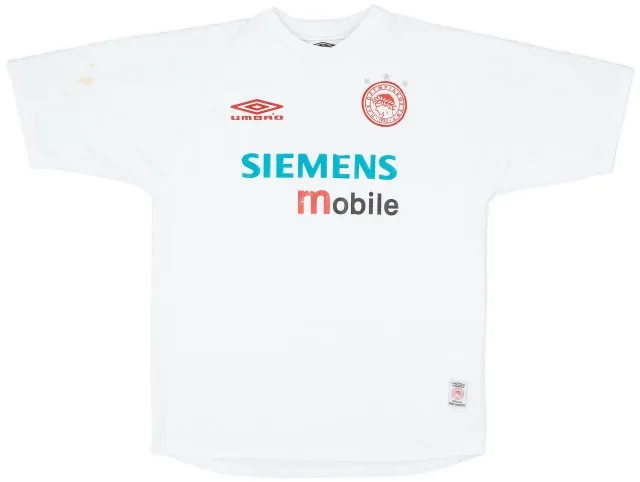 Umbro 2001-02 Olympiakos Away Shirt - 5/10 - (L)