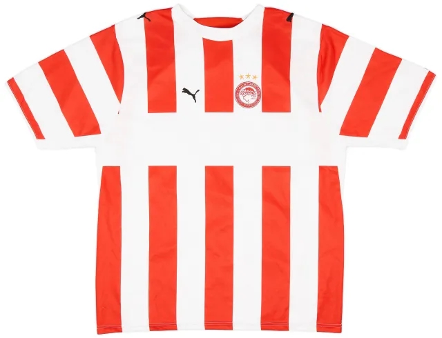 Puma 2006-07 Olympiakos Home Shirt - 8/10 - (XL)