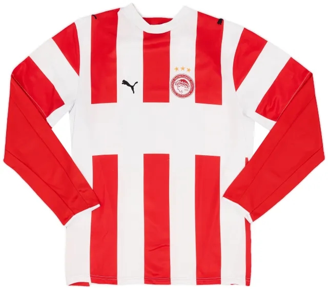 Puma 2006-07 Olympiakos Home L/S Shirt - 8/10 - (XS)