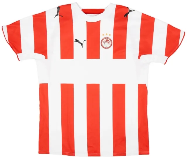 Puma 2006-07 Olympiakos Home Shirt - 8/10 - (XL)
