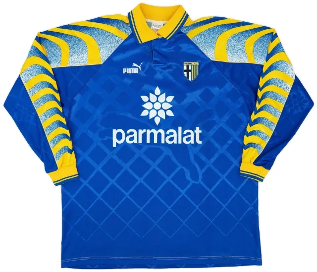Puma 1995-97 Parma Away L/S Shirt - 8/10 - (XXL)