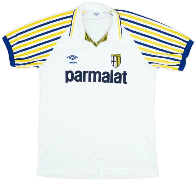 Umbro 1990-91 Parma Home Shirt - 6/10 - (M)