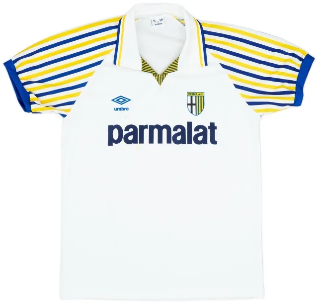 Umbro 1990-91 Parma Home Shirt - 5/10 - (M)