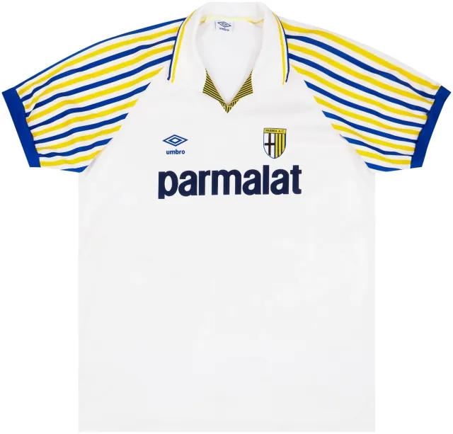 Umbro 1990-91 Parma Home Shirt - 8/10 - (XL)