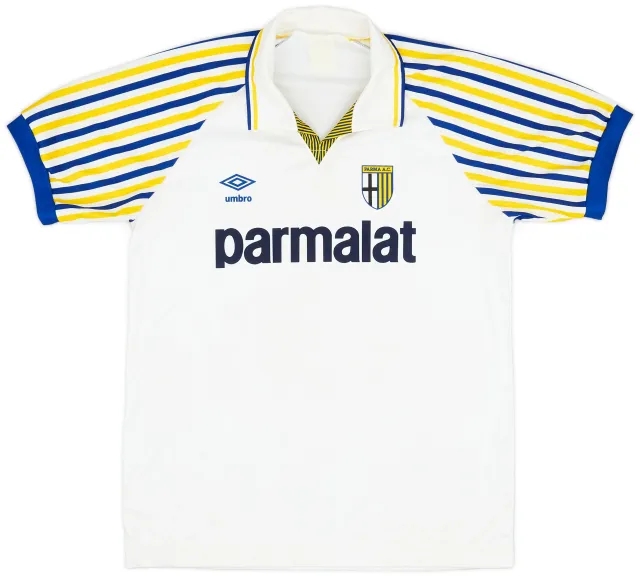 Umbro 1990-91 Parma Home Shirt - 7/10 - (M)