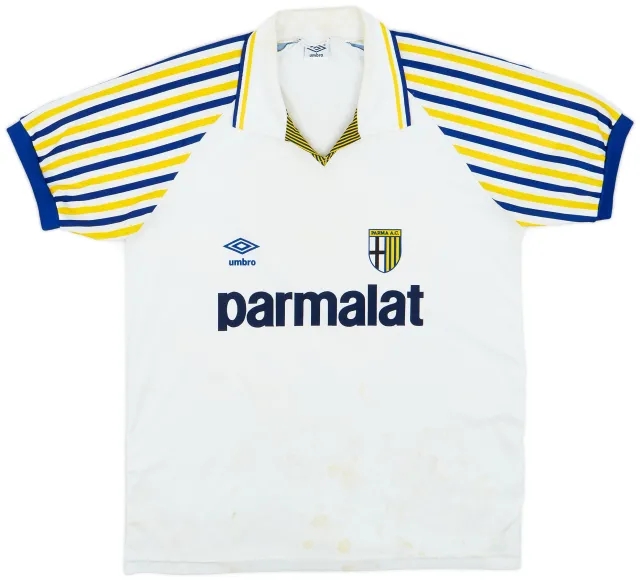 Umbro 1990-91 Parma Home Shirt - 4/10 - (L)