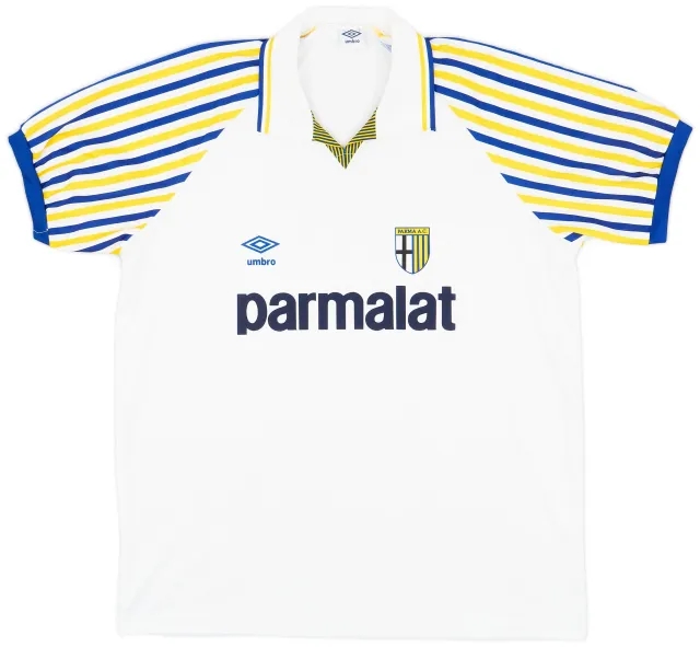 Umbro 1990-91 Parma Home Shirt - 8/10 - (XL)