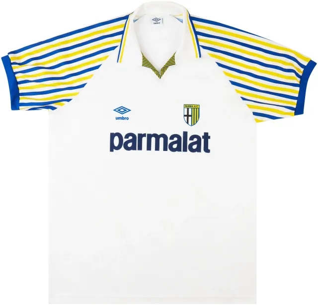 Umbro 1990-91 Parma Home Shirt - 8/10 - (XL)