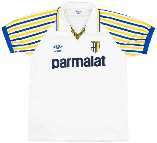 Umbro 1990-91 Parma Home Shirt - 8/10 - (M)