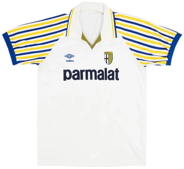 Umbro 1990-91 Parma Home Shirt - 5/10 - (L)