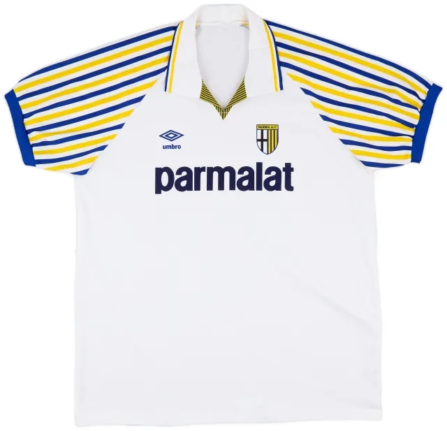 Umbro 1990-91 Parma Home Shirt - 7/10 - (XXL)
