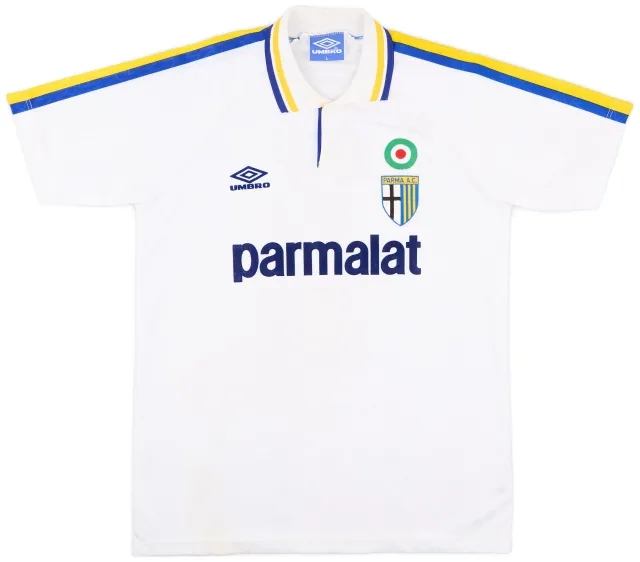 Umbro 1992-93 Parma Home Shirt - 8/10 - (L)